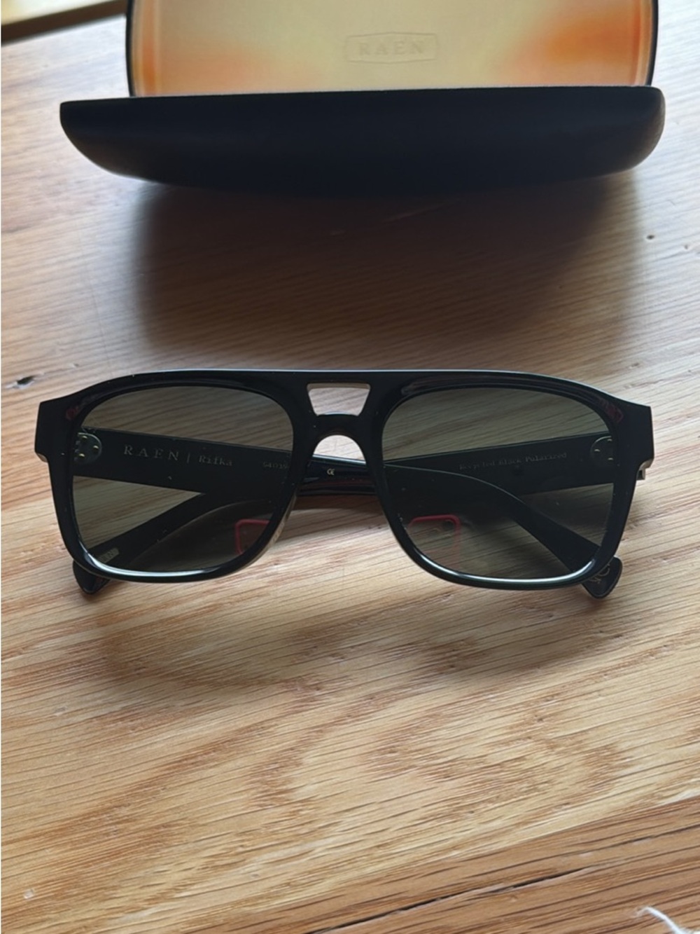 RAEN Rifka Black polarized Sunglasses